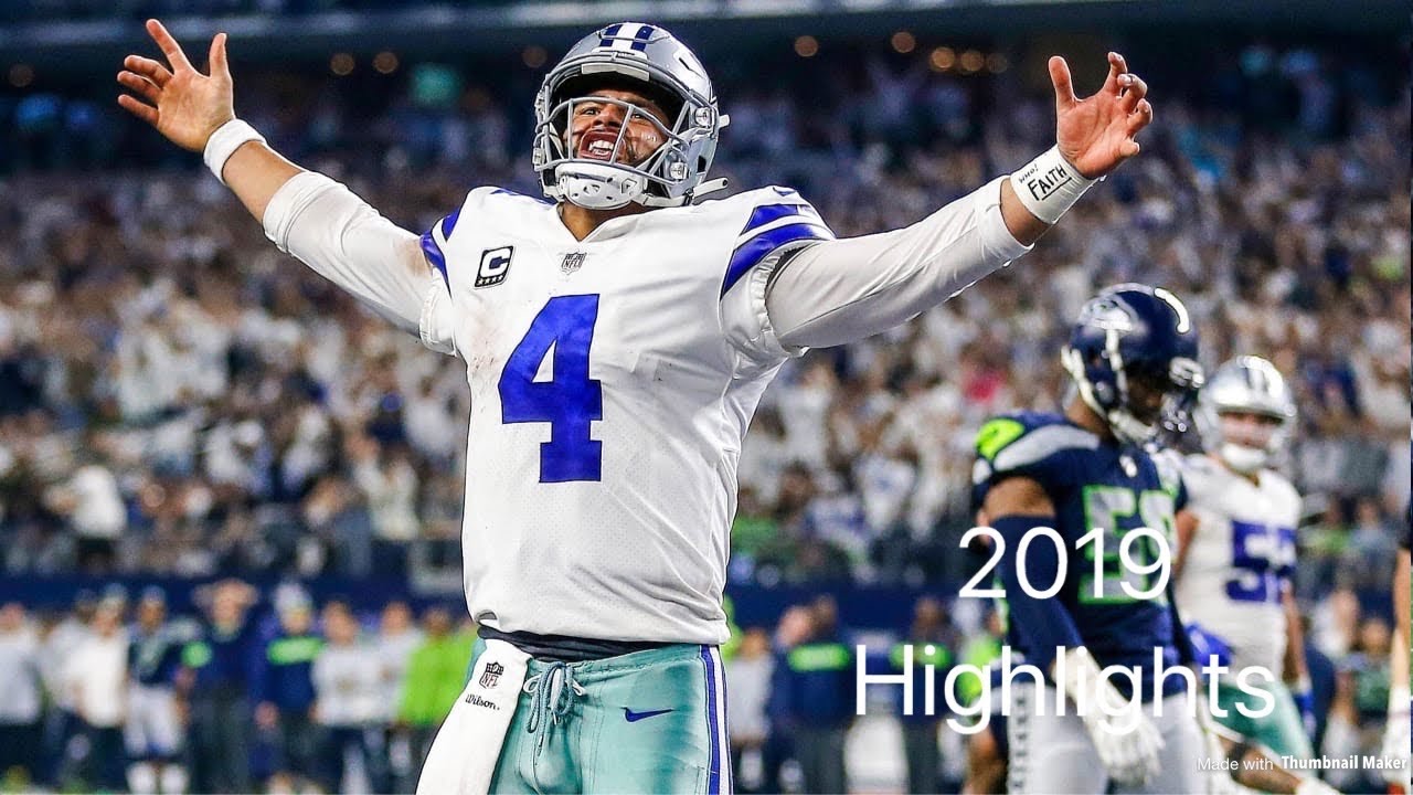 Dak Prescott 2019 Season Highlights!! Dallas Cowboys Football!! YouTube