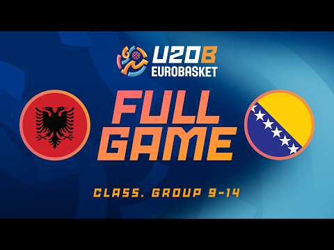 LIVE - Albania v Bosnia and Herzegovina | FIBA U20 Women's EuroBasket 2026 Division B