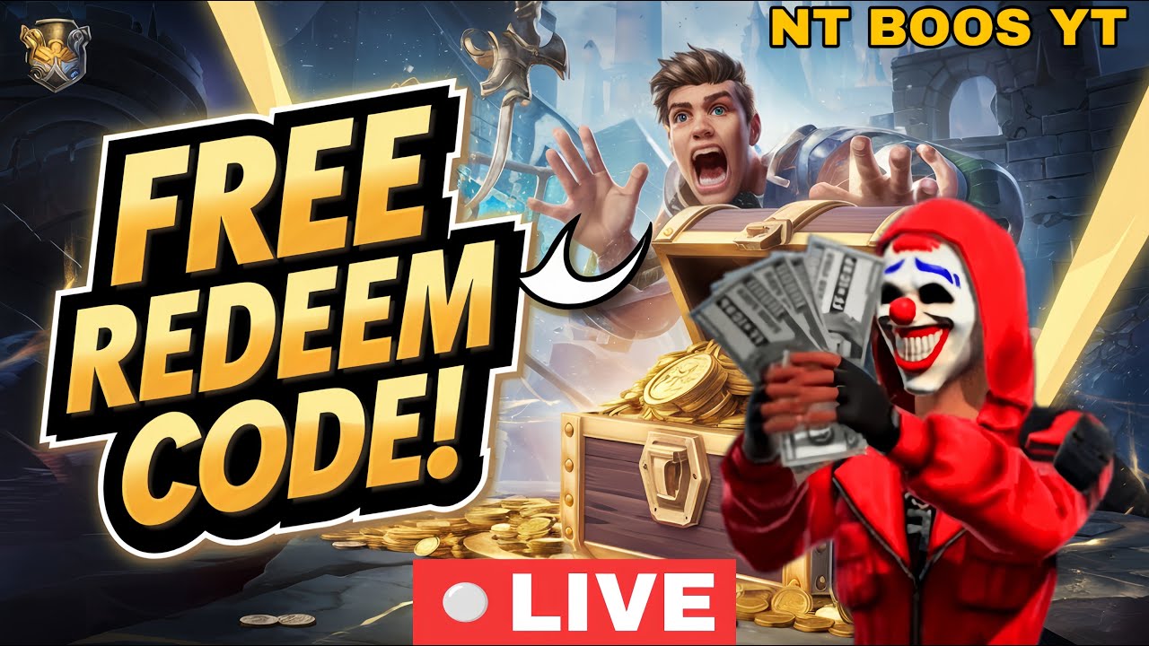 NT BOSS LIVE STREAM GIVEAWAYV PLAY TUNAMENT WIN REDEEMCODE 