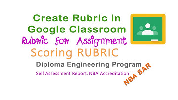 Rubric in Google Classroom