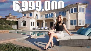 Coastal Dream: Tour the $6.99M Mansion Near the Palos Verdes Cliffs! | Los Angeles Homes Tours
