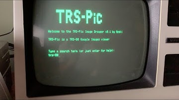 Demo of the TRS-80 trsnic WiFi network card
