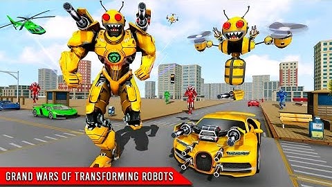 Grand Multi Robot Transform Jet War: Multiple Robot Transformation Game 21 - Android Gameplay