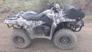 Old vs New.  2015 Suzuki KingQuad 500 vs 1999 QuadRunner 500