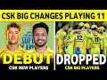 IPL 2026 : CSK New Changes Playing 11 Against GT | Csk Playing 11 Analysis Against GT ||