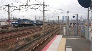 EF210-309号機 広島貨物ターミナル内入れ換え作業