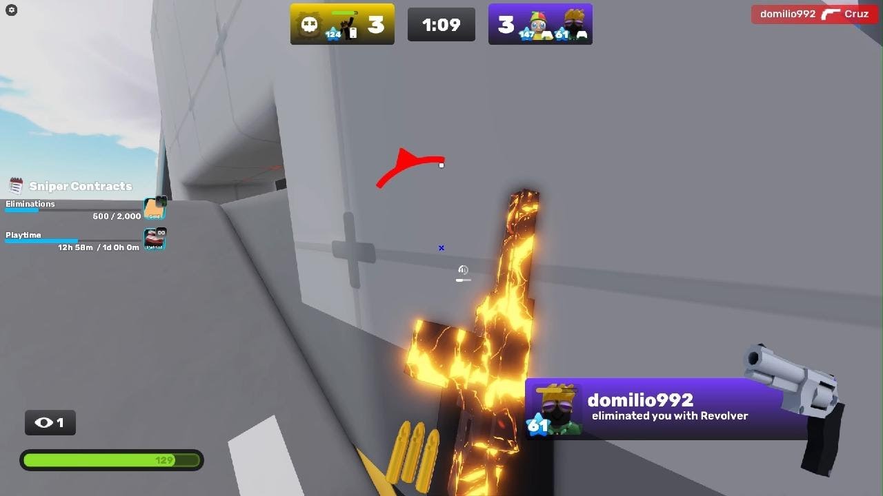 Using the worst loadout in roblox rivals - YouTube