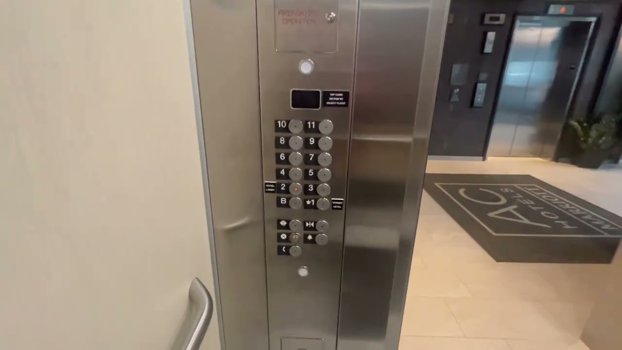 The elevator at AC hotels in downtown Burlington, Vermont ￼￼
