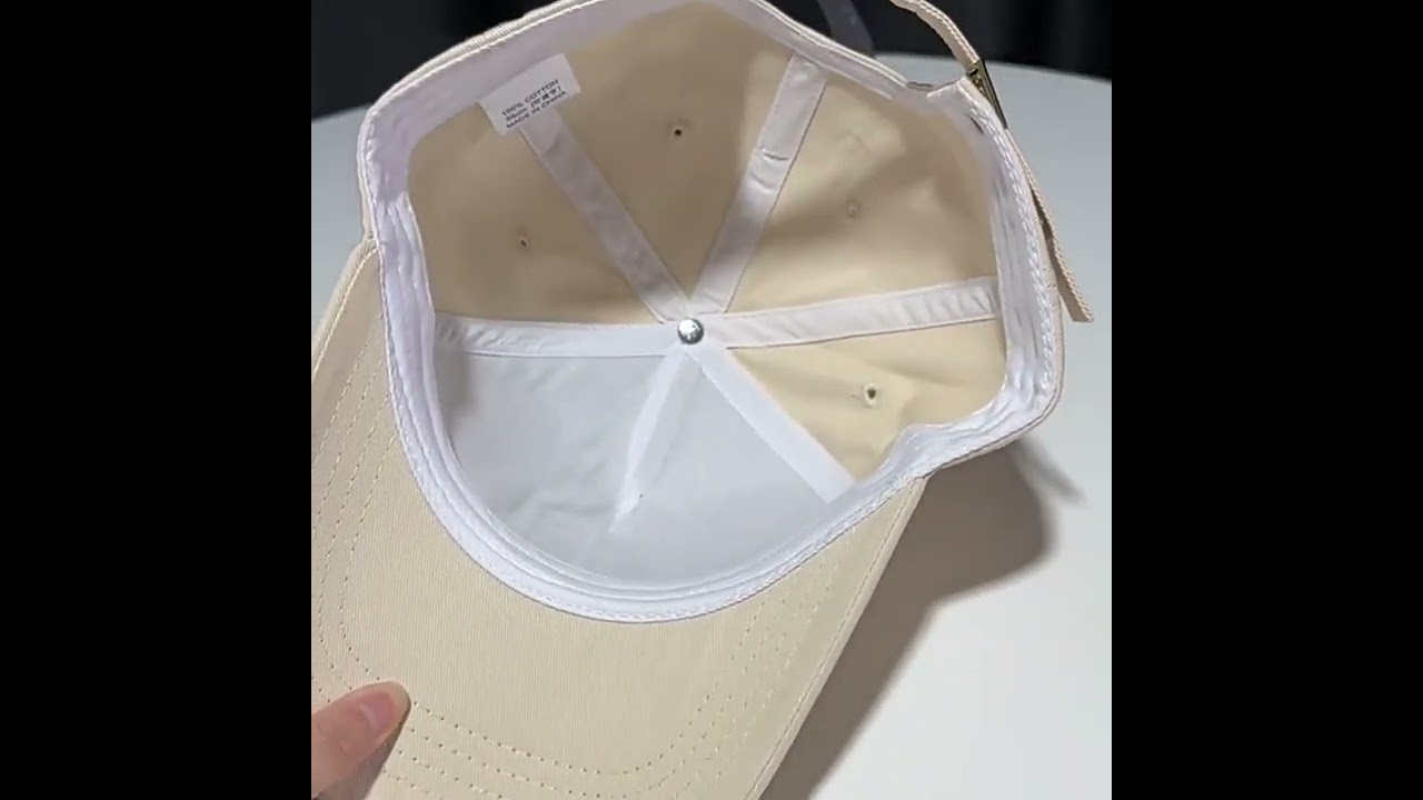 Metal plate logo custom cap wholesale