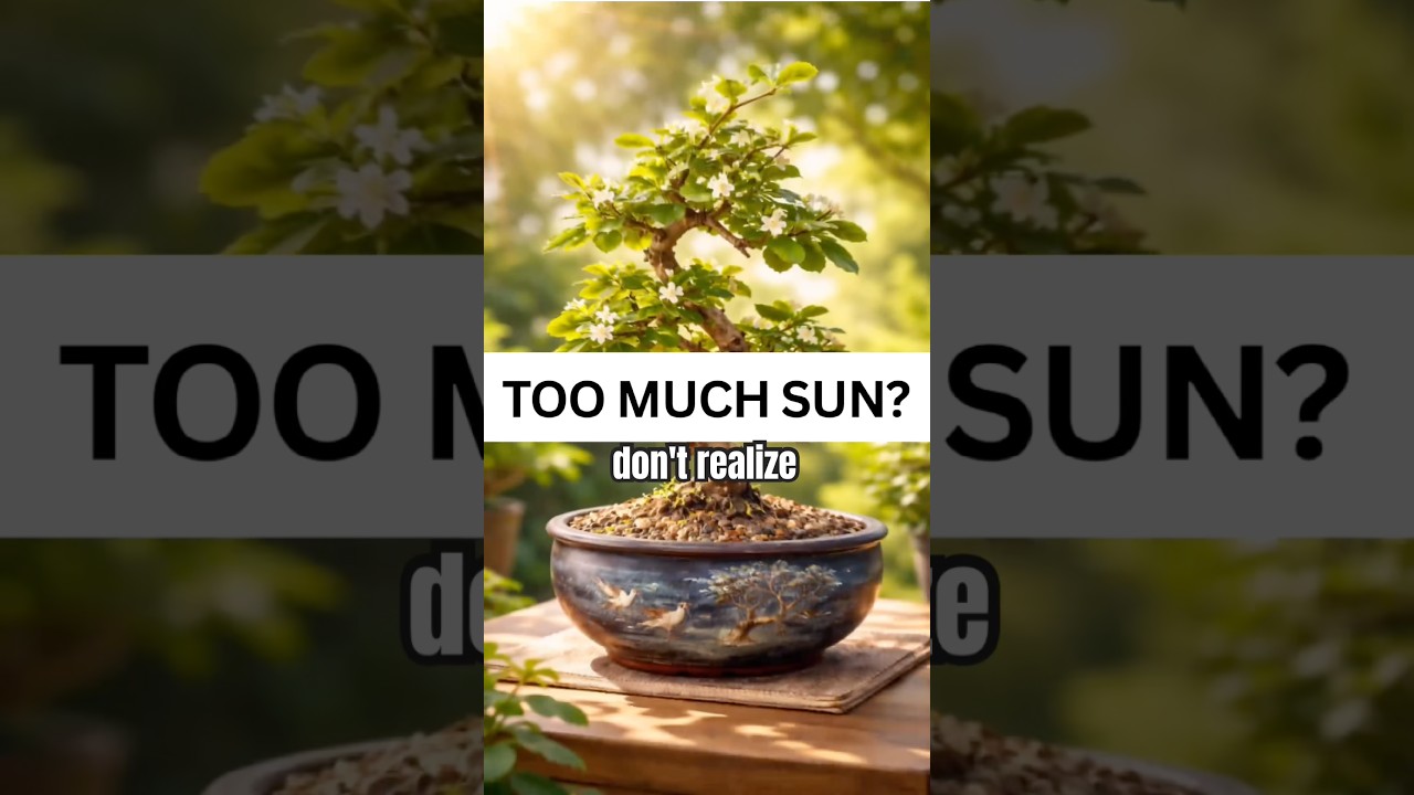 You’re Killing Your Bonsai With Sunlight (Fix This) #bonsaitreesforbeginners