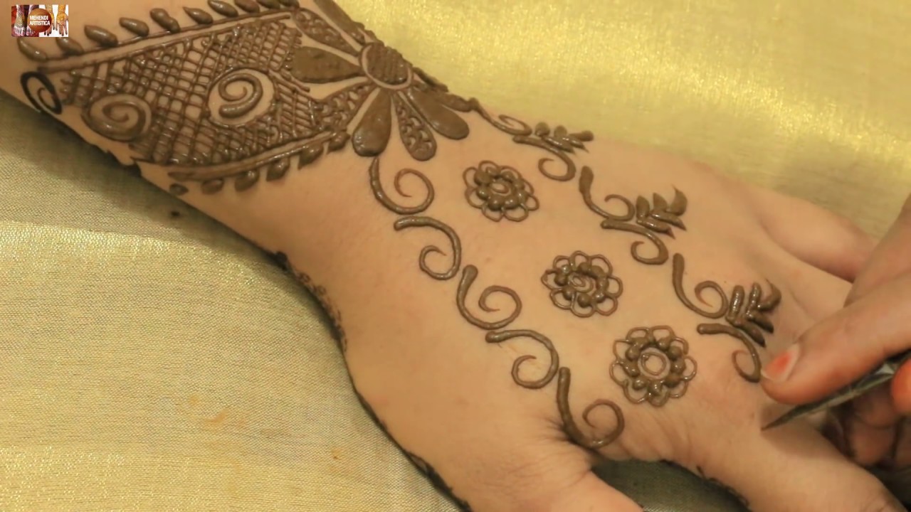 Stylist Arabic Henna Mehndi Patterns HandsBeautiful Easy DIY Mehendi By MehndiArtistica Collection