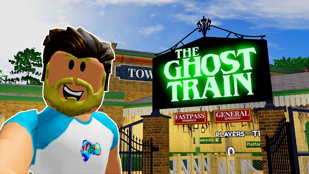 GHOST TRAIN ALTON TOWERS ROBLOX VLOG 2023 YouTube
