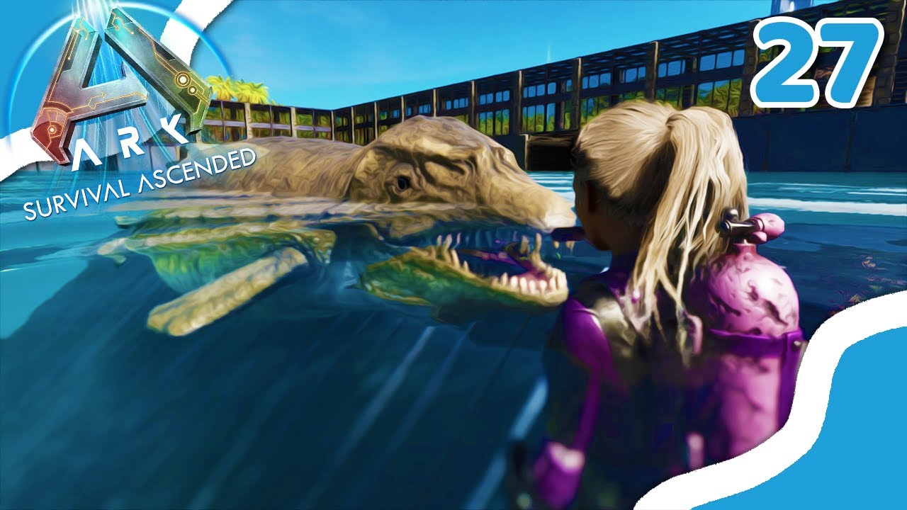 REPRODUCTION DE BASILO DANS MON ENCLOS MARIN! [#27] ARK SURVIVAL ...