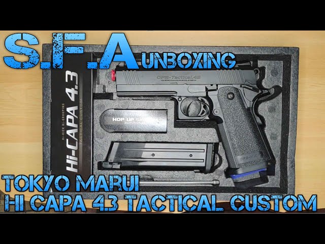 SFA] Tokyo Marui Hi Capa 4.3 Tactical Custom Unboxing! - YouTube