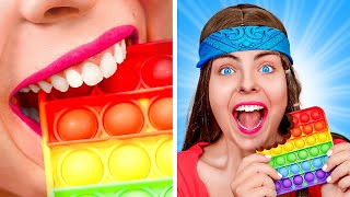 17 Ways to SNEAK SNACKS in SCHOOL - How to Become POPULAR | Funny Awkward Situations by La La Life