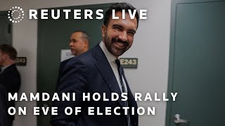 LIVE: Mamdani holds campaign rally ahead of New York mayoral election