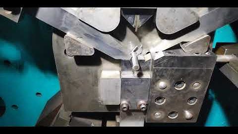 Hose clamps on high speed multiforming machine