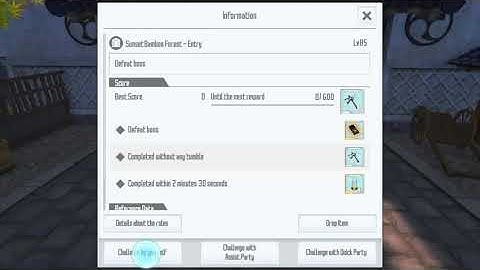 SAO Integral Factor Sunset Bamboo Forest Entry Dungeon Guide
