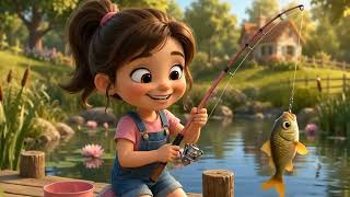 The Little Girls Magical Fishing Adventure Cute Fairy Tale Story
