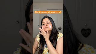 Are you applying enough sunscreen? #skincare #sunscreen