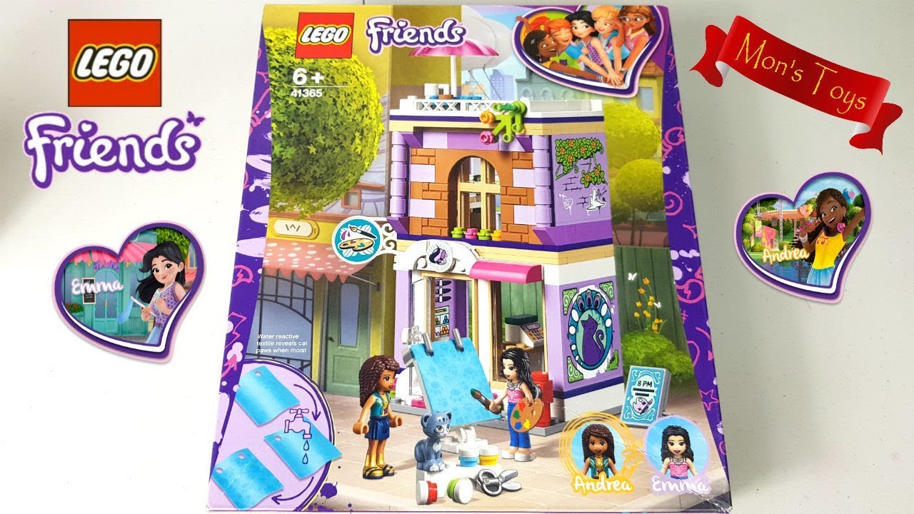 LEGO Friends Emma's Art Studio Playset Speed Build