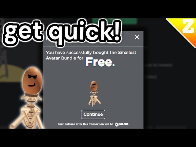 How To GET The NEW FREE SMALLEST BUNDLE in Roblox! QUICK! 