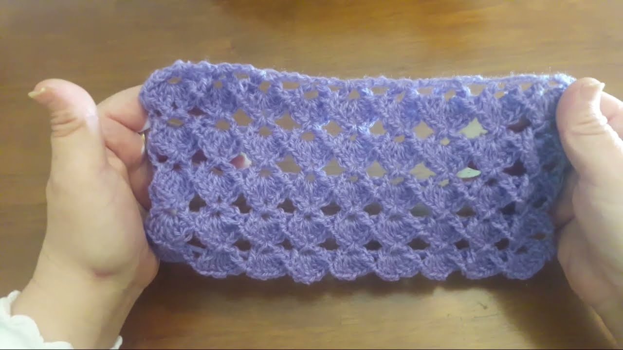 Crochet  Très joli point en relief كروشيه غرزة مجسمة و سهلة