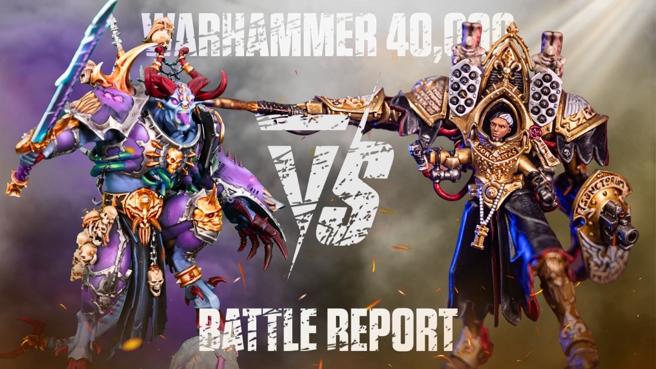 Отчёт о кинематографической битве между детьми императора и адепта сороритас в Warhammer 40k