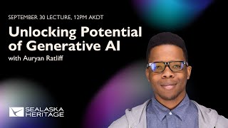 Fall Lecture Series– Unlocking the Potential of Generative AI: An Introduction and Practical Guide
Sealaska Heritage Institute (SHI) will sponsor a lecture next week as part of its ongoing fall series, featuring prominent voices in Indigenous knowledge, art and culture, wildlife conservation and science.
The event will feature Auryan Ratliff, director of Creative and Emerging Technologies at Arizona State University (ASU). His lecture, “Unlocking the Potential of Generative AI: An Introduction and Practical Guide,” will explore the world of artificial intelligence (AI), a groundbreaking technology revolutionizing creative industries, education and business.
Ratliff will provide a high-level overview of generative AI, detailing its unique capabilities in areas such as content creation and productivity enhancement, while also highlighting how it differs from other forms of AI and machine learning.
The lecturer will also address essential topics such as data quality, bias and ethical considerations in working with AI, offering a nuanced view of the complexities surrounding its use and implementation. Through real-world case studies, he will demonstrate how generative AI can be applied effectively across various sectors.
Ratliff has spent nearly a decade leading teams in developing digital tools at ASU, focusing on virtual reality, augmented reality, AI and other emerging technologies. His innovative solutions have garnered widespread recognition, with projects featured by Meta and Google. Through his work, Ratliff has fostered a culture of creativity and problem-solving that has made a lasting impact on both education and technology.
The lecture is scheduled for noon, Monday, Sept. 30, in Shuká Hít within the Walter Soboleff Building, 105 Heritage Way, in Juneau. The event will be livestreamed and posted on SHI’s YouTube channel.
Sealaska Heritage Institute is a private nonprofit founded in 1980 to perpetuate and enhance Tlingit, Haida and Tsimshian cultures of Southeast Alaska. Its goal is to promote cultural diversity and cross-cultural understanding through public services and events. SHI also conducts scientific and public policy research that promotes Alaska Native arts, cultures, history and education statewide. The institute is governed by a Board of Trustees and guided by a Council of Traditional Scholars, a Native Artist Committee and a Southeast Regional Language Committee.
Learn more about Sealaska Heritage here: https://www.sealaskaheritage.org/
https://www.facebook.com/SHInstitute/
https://www.instagram.com/shinstitute/
https://twitter.com/SHInstitute Fall Lecture Series– Unlocking the Potential of Generative AI: An Introduction and Practical Guide