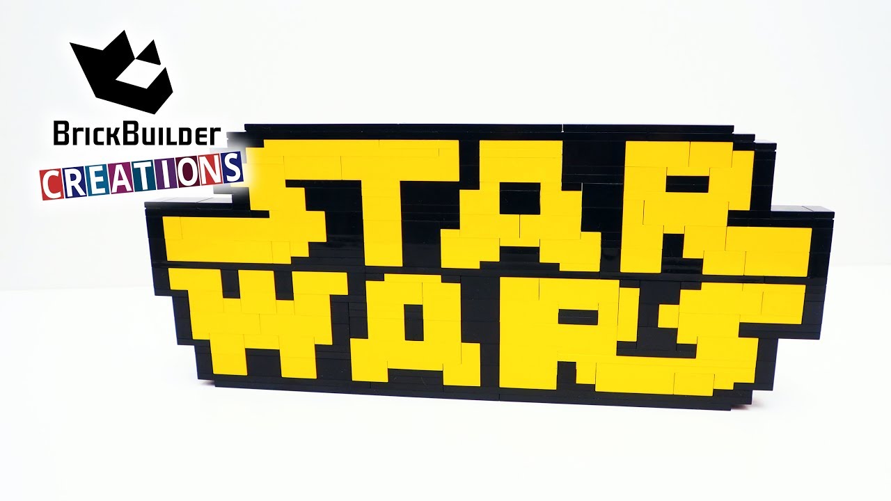 Lego Moc Star Wars Logo 255pcs Brick Builder Creations Youtube