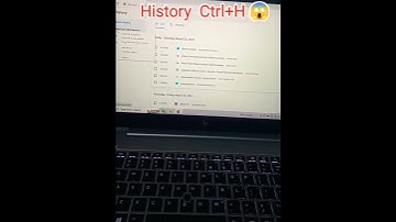 History: Open & Delete Shortcut Key #shorts#shortsvideo