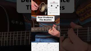 Dear Prudence - The Beatles #shorts #song #tutorial #guitarcover #cover #acoustic #beatles