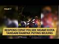 RESPONS CEPAT POLSEK NGAWI KOTA TANGANI DAMPAK PUTING BELIUNG