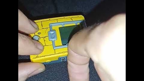 Digimon 20th anniversary Digivice demo mode, I think