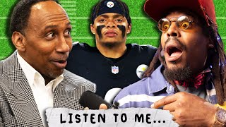 Justin Fields... LISTEN TO MY ADVICE!! Late Night with... Stephen A!? & More | 4th&1 w/ Cam Newton by Cam Newton 113,789 views 1 month ago 1 hour, 1 minute