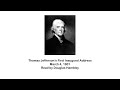 Thomas Jefferson's First Inaugural Address