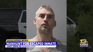 Fremont County Sheriff's Office assisted by multiple agencies in searching for escaped inmate