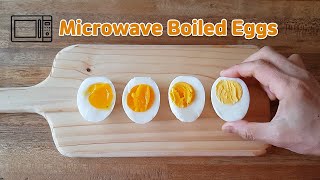 How to make boiled eggs in the microwave /Don't try at more than 600 watts