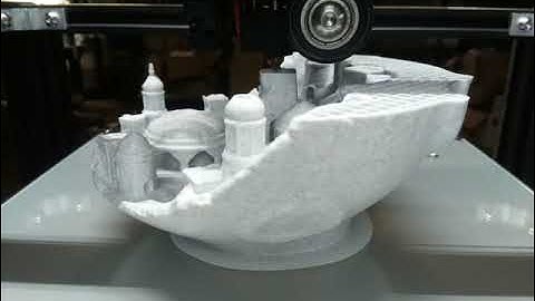 Moon City 2.0 3D Print Time-Lapse