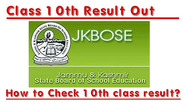 JKBOSE Class 10th Result Out 2021 (Summer Zone - Jammu)