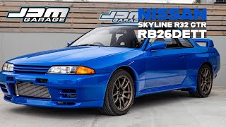 JDMGarageUK 1992 Nissan Skyline R32 GTR RB26DETT Stock Number: 656