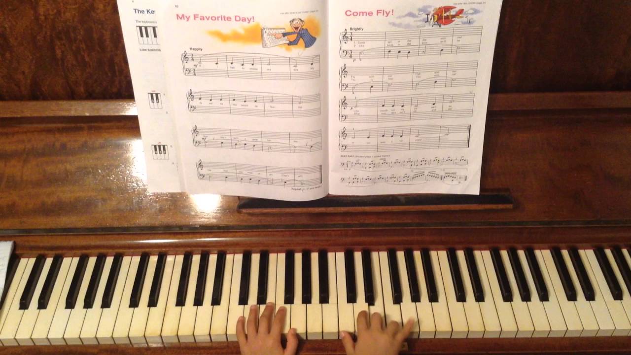 My favorite day - Alfred's piano complete level one recital book p10