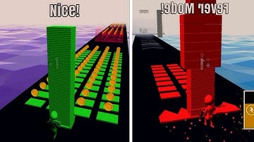 STACK COLORS Game MAX LEVEL 🌈💙🤑 Gameplay All Levels Walkthrough iOS, Android New Game 3D Level 46