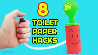 8 TOILET PAPER ROLL HACKS | YOU SHOULD KNOW #1 screenshot 1