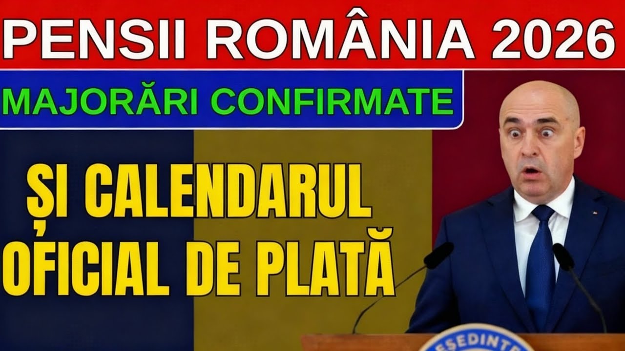 Pensii România 2026: Majorări Confirmate și Calendarul Oficial de Plată