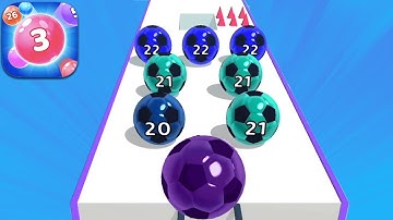 MARBLE RUN 3D: COLOR BALL RACE All Levels Gameplay Walkthrough iOS 42