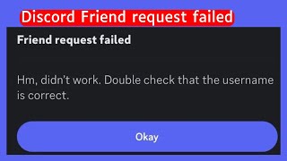 Discord: Friend request failed (Quick fix)