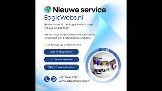 Nieuwe Webbuilder: Alles-in-1 met AI &amp; CRM 🚀