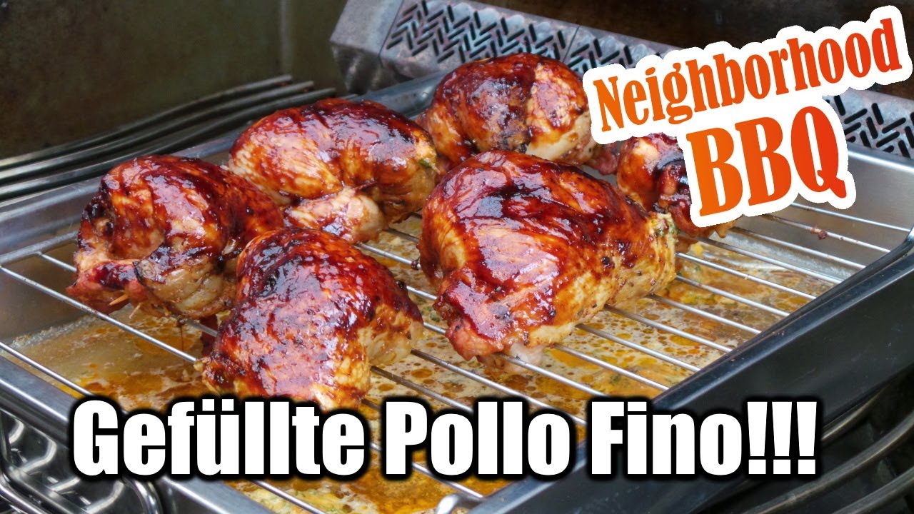 Gefüllte Hähnchenkeulen/Pollo Fino!!! Mit Neighborhood BBQ