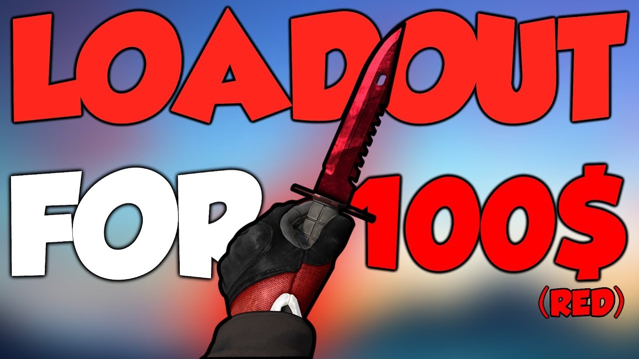 BEST CS:GO LOADOUT FOR 100€ (RED) KNIFE!] - YouTube